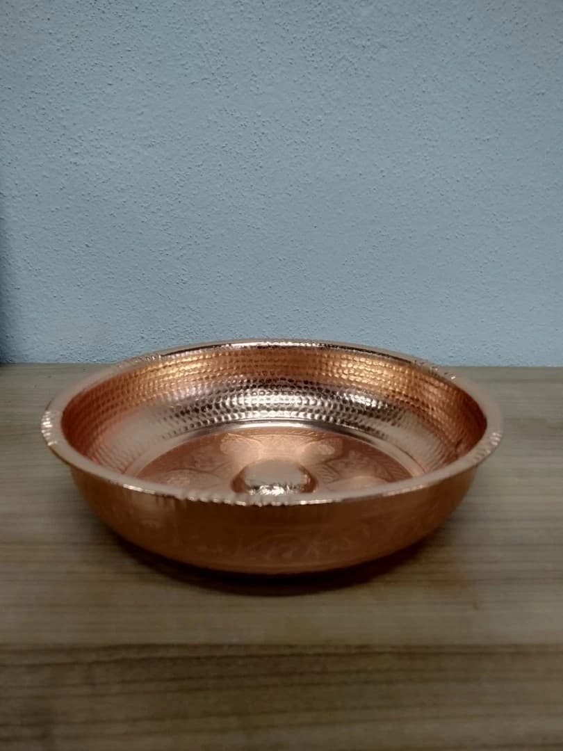 Bakır Hamam Tası Kalın 3