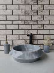 Gri Space Mermer Lavabo 1