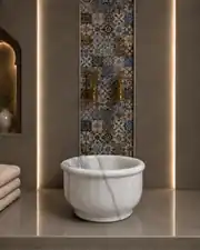 Homojen Vase Mermer Kurna 1