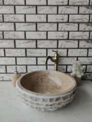 Noche Çanak Patlatma Mermer Lavabo 3