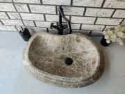 Emparador Step Elips Mermer Lavabo 4