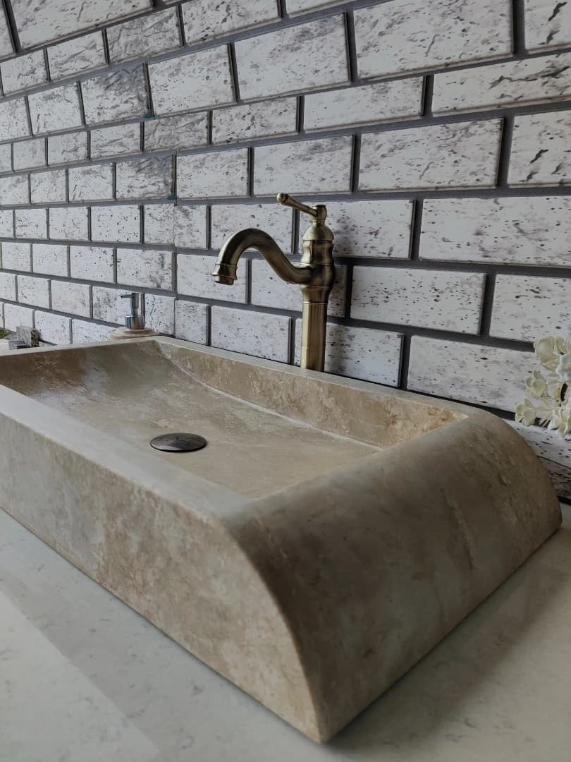 Traverten Edge Mermer Lavabo 3