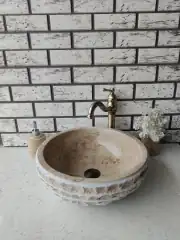Noche Çanak Patlatma Mermer Lavabo 4