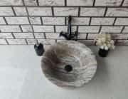 Silver Thin Mermer Lavabo 5
