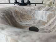 Silver Thin Mermer Lavabo 6