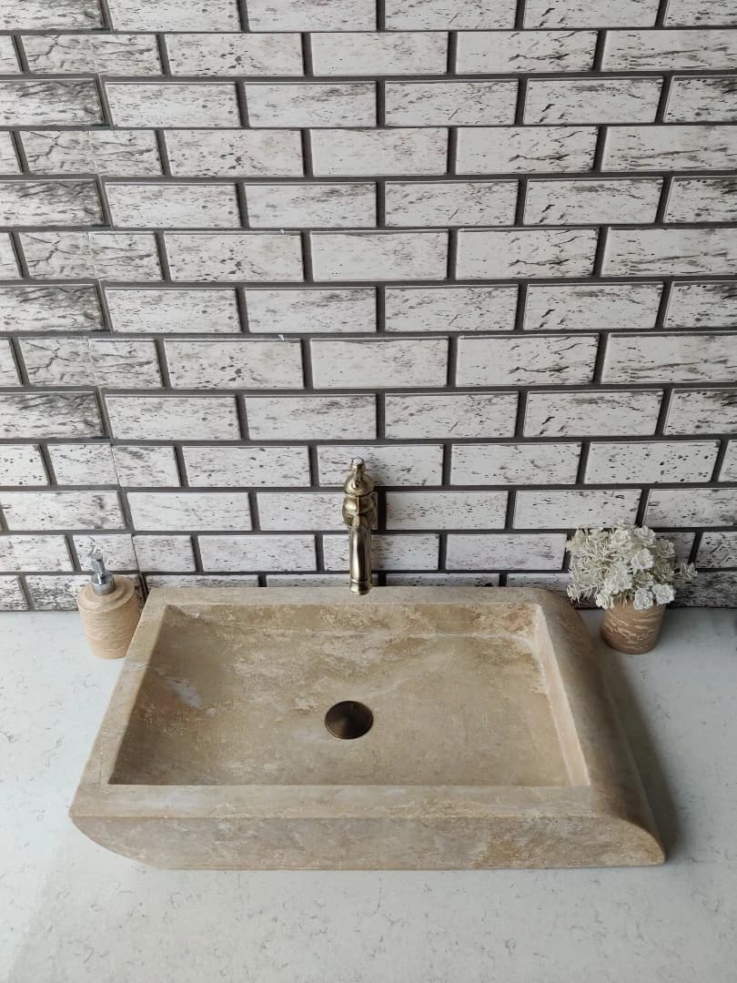 Traverten Edge Mermer Lavabo 5