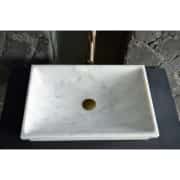 Beyaz Fuga Mermer Lavabo 2