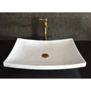 Beyaz Yaprak Special Mermer Lavabo 1