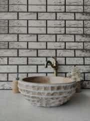 Noche Çanak Patlatma Mermer Lavabo 1