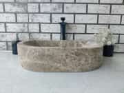 Emparador Oval Mermer Lavabo 1