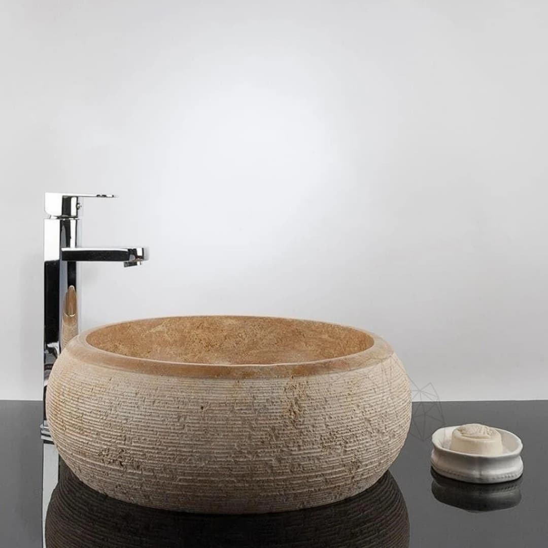 Traverten Liny Mermer Lavabo 1