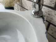 Beyaz Altıgen Mermer Lavabo 8
