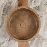 Traverten Noche Silindir Mermer Lavabo 2