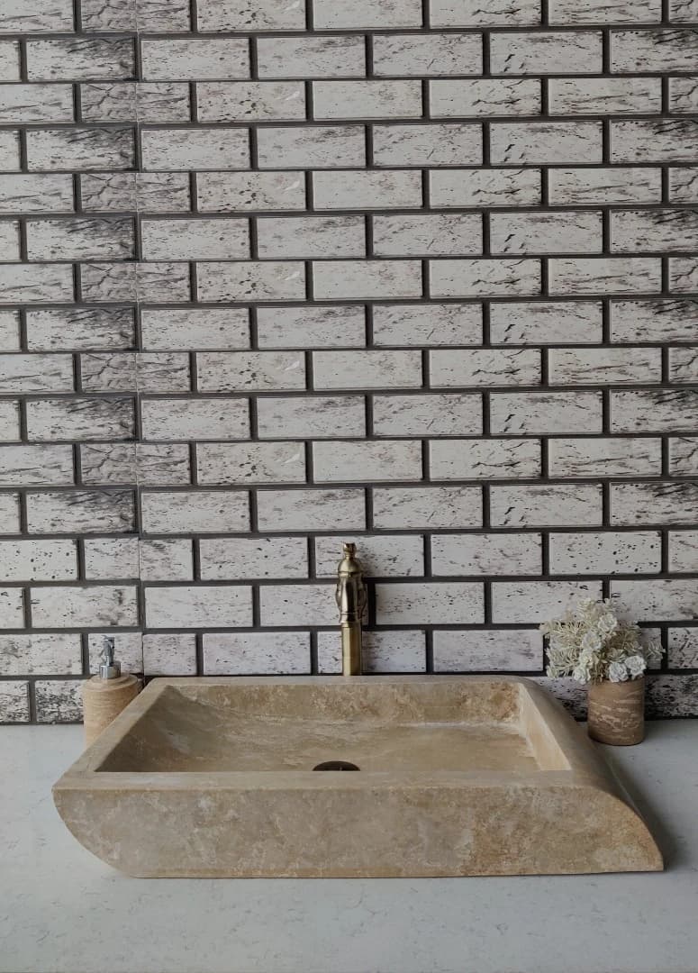 Traverten Edge Mermer Lavabo 1