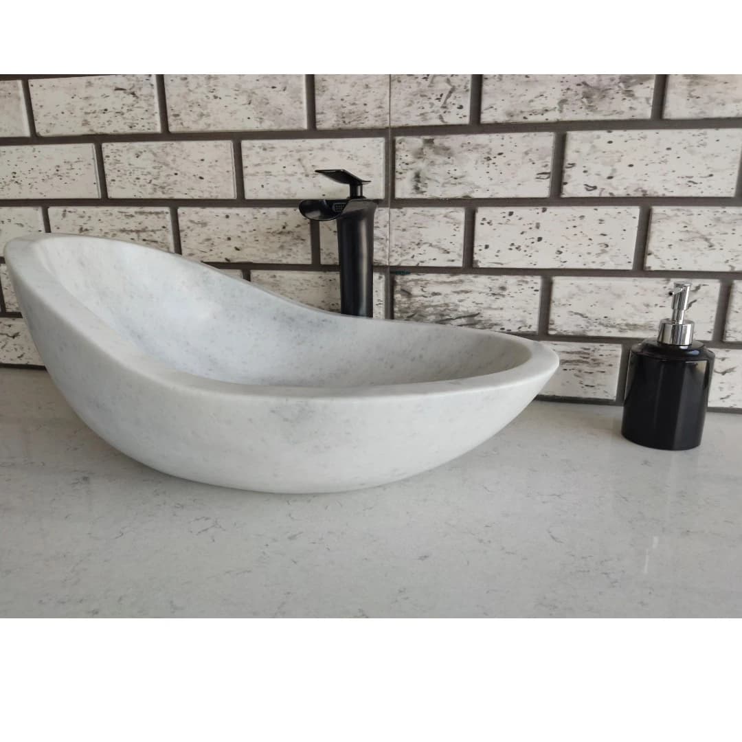 Beyaz Craft Mermer Lavabo 6