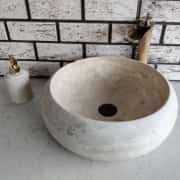 Traverten Teker Mermer Lavabo 2