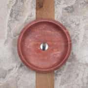Traverten Red Pahlı Mermer Lavabo 2