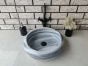 Lined Teker Mermer Lavabo 2