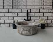 Silver Thin Mermer Lavabo 1