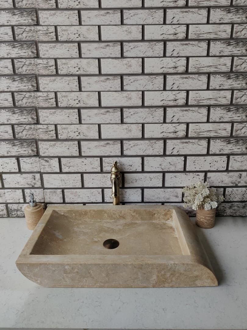 Traverten Edge Mermer Lavabo 2