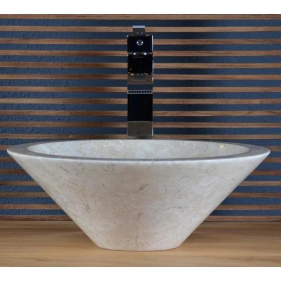Bej Külah Mermer Lavabo 1