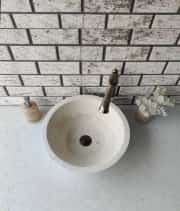 Traverten Külah Mermer Lavabo 3