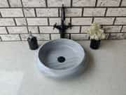 Homojen Teker Mermer Lavabo 2