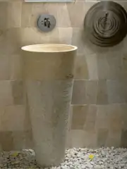 Traverten Külah Dikey Mermer Lavabo 2
