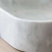 Beyaz Kare Special Mermer Lavabo 3